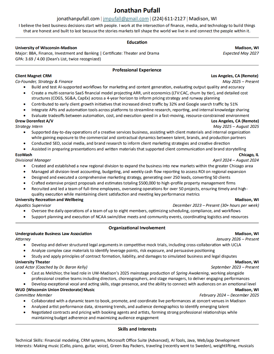 Resume Preview