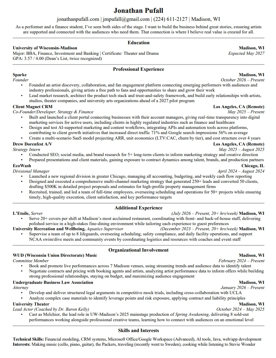 Resume Preview