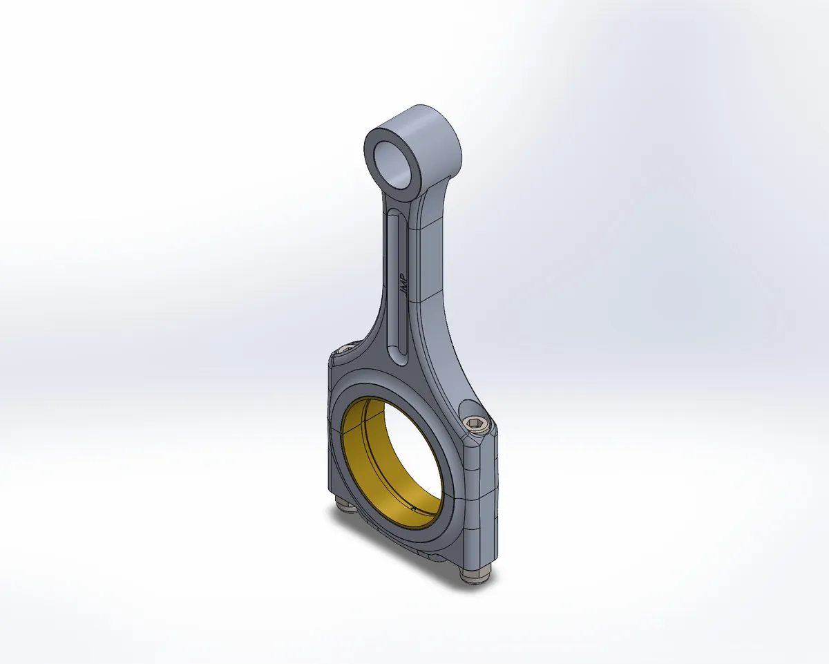 V-12 Engine: connecting rod assembly